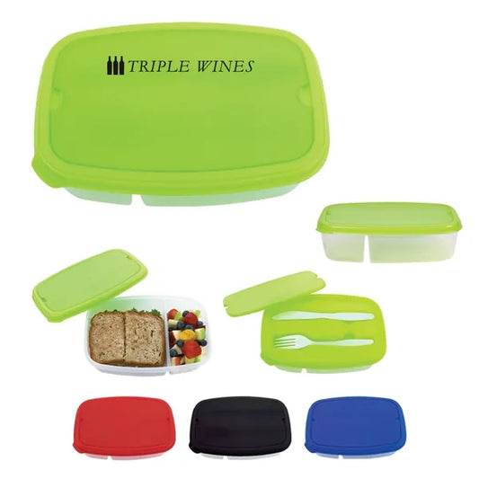 2 Section Lunch Container