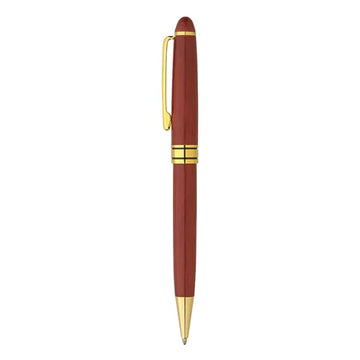 The Milano Blanc Rosewood Ballpoint Pen